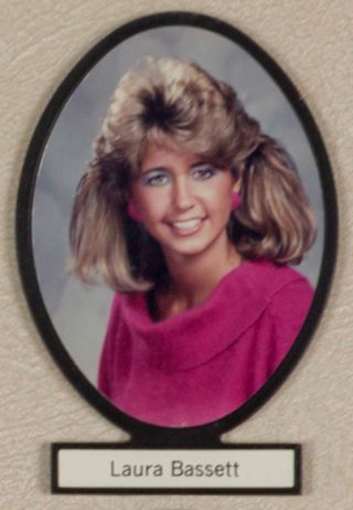 Delta Mu Chapter Composite Detail, Laura Bassett, 1986-1987