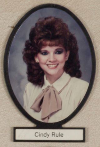 Delta Mu Chapter Composite Detail, Cindy Rule, 1986-1987