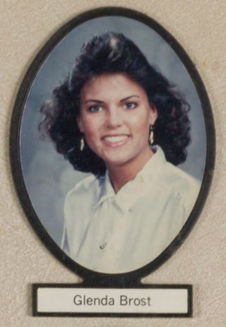 Delta Mu Chapter Composite Detail, Glenda Brost, 1986-1987