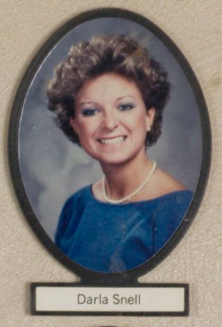 Delta Mu Chapter Composite Detail, Darla Snell, 1986-1987