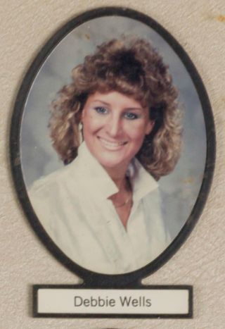 Delta Mu Chapter Composite Detail, Debbie Wells, 1986-1987