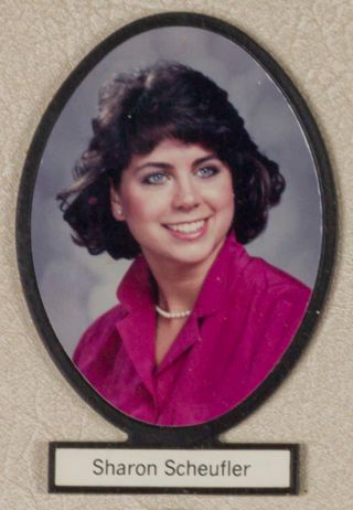 Delta Mu Chapter Composite Detail, Sharon Scheufler, 1986-1987