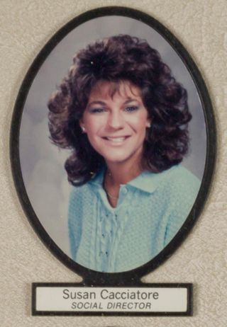 Delta Mu Chapter Composite Detail, Susan Cacciatore, 1986-1987