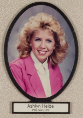 Delta Mu Chapter Composite Detail, Ashlyn Heide, 1986-1987