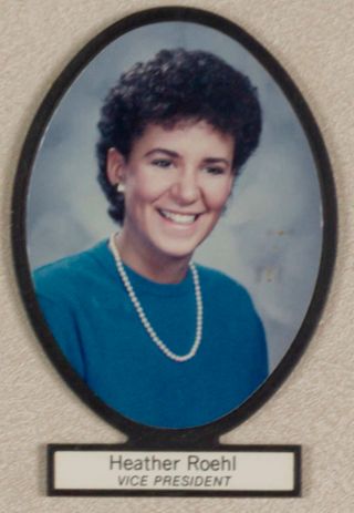 Delta Mu Chapter Composite Detail, Heather Roehl, 1986-1987