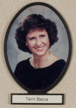 Delta Mu Chapter Composite Detail, Terri Bacca, 1986-1987