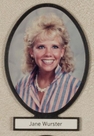 Delta Mu Chapter Composite Detail, Jane Wurster, 1986-1987