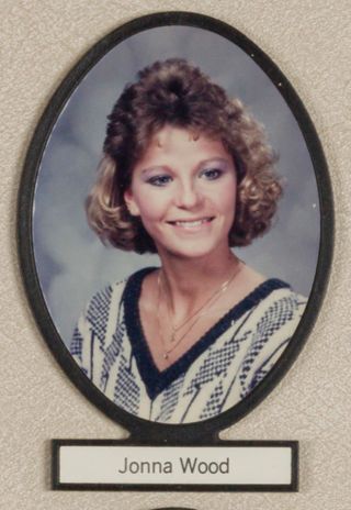 Delta Mu Chapter Composite Detail, Jonna Wood, 1986-1987