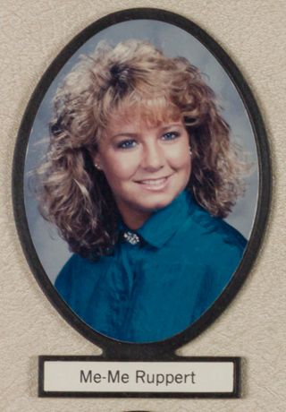 Delta Mu Chapter Composite Detail, Me-Me Ruppert, 1986-1987