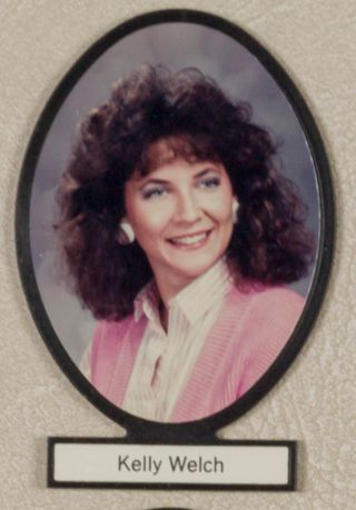 Delta Mu Chapter Composite Detail, Kelly Welch, 1986-1987