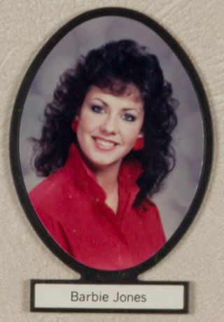 Delta Mu Chapter Composite Detail, Barbie Jones, 1986-1987