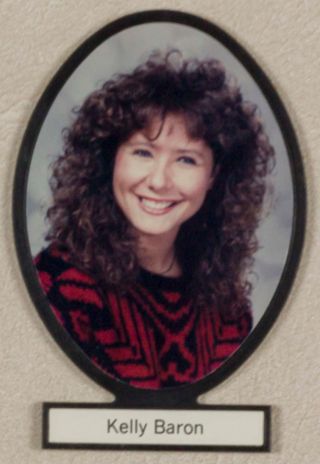 Delta Mu Chapter Composite Detail, Kelly Baron, 1986-1987