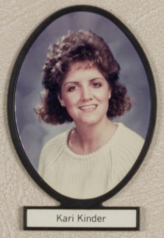 Delta Mu Chapter Composite Detail, Kari Kinder, 1986-1987