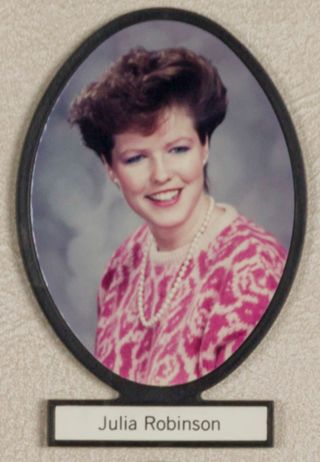 Delta Mu Chapter Composite Detail, Julia Robinson, 1986-1987