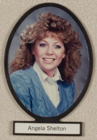 Delta Mu Chapter Composite Detail, Angela Shelton, 1986-1987