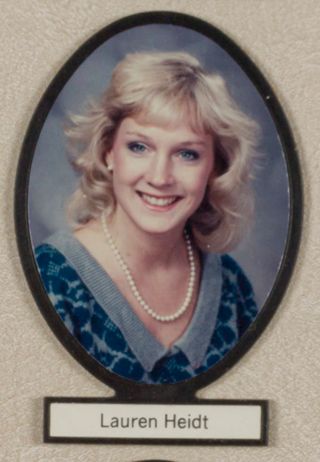 Delta Mu Chapter Composite Detail, Lauren Heidt, 1986-1987