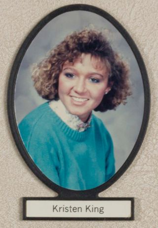 Delta Mu Chapter Composite Detail, Kristen King, 1986-1987