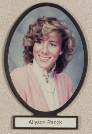 Delta Mu Chapter Composite Detail, Allyson Ranck, 1986-1987