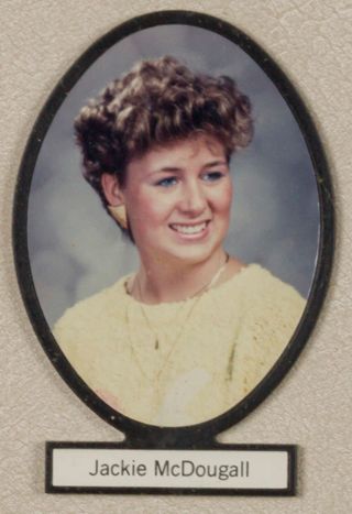 Delta Mu Chapter Composite Detail, Jackie McDougall, 1986-1987