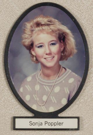 Delta Mu Chapter Composite Detail, Sonja Poppler, 1986-1987