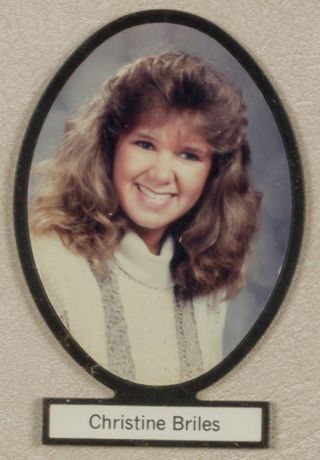Delta Mu Chapter Composite Detail, Christine Briles, 1986-1987