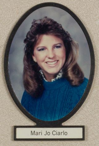 Delta Mu Chapter Composite Detail, Mari Jo Ciarlo, 1986-1987