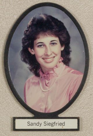 Delta Mu Chapter Composite Detail, Sandy Siegfried, 1986-1987