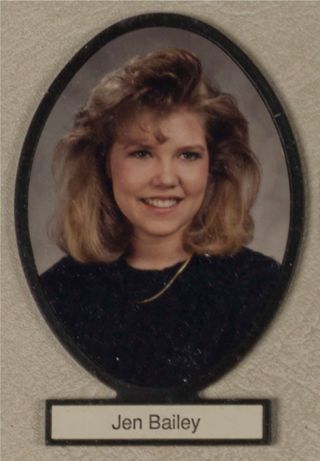 Delta Mu Chapter Composite Detail, Jen Bailey, 1990-1991