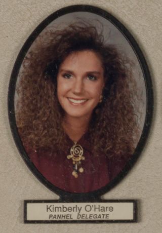 Delta Mu Chapter Composite Detail, Kimberly O'Hare, 1990-1991