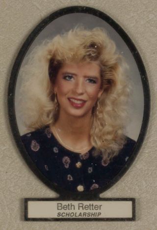 Delta Mu Chapter Composite Detail, Beth Retter, 1990-1991