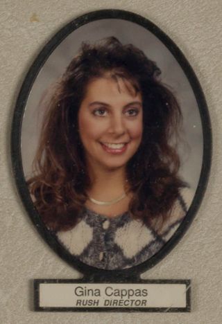 Delta Mu Chapter Composite Detail, Gina Cappas, 1990-1991