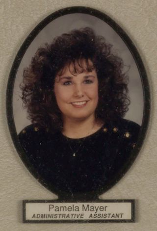 Delta Mu Chapter Composite Detail, Pamela Mayer, 1990-1991