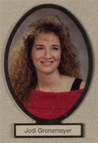 Delta Mu Chapter Composite Detail, Jodi Gronemeyer, 1990-1991