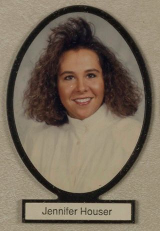 Delta Mu Chapter Composite Detail, Jennifer Houser, 1990-1991