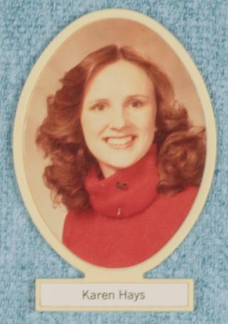 Delta Mu Chapter Composite Detail, Karen Hays, 1979-1980