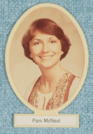 Delta Mu Chapter Composite Detail, Pam McNeal, 1979-1980