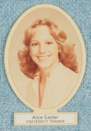 Delta Mu Chapter Composite Detail, Alice Easter, 1979-1980