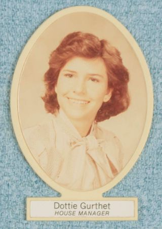 Delta Mu Chapter Composite Detail, Dottie Gurthet, 1979-1980