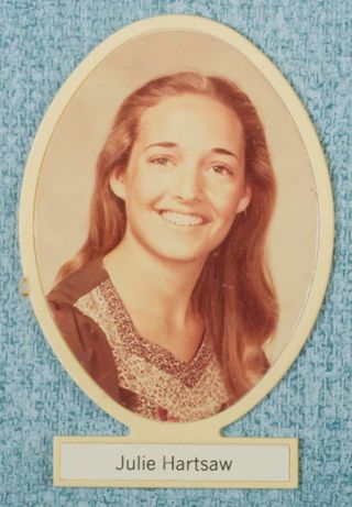 Delta Mu Chapter Composite Detail, Julie Hartsaw, 1979-1980