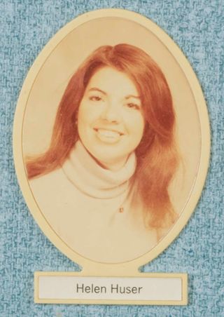 Delta Mu Chapter Composite Detail, Helen Huser, 1979-1980