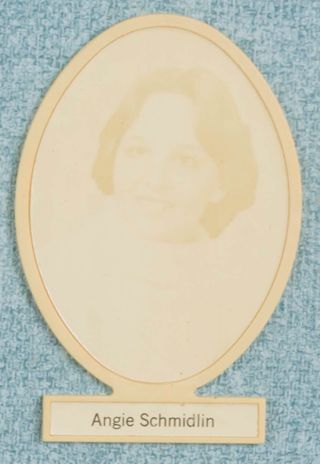 Delta Mu Chapter Composite Detail, Angie Schmidlin, 1979-1980