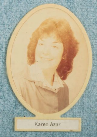 Delta Mu Chapter Composite Detail, Karen Azar, 1979-1980