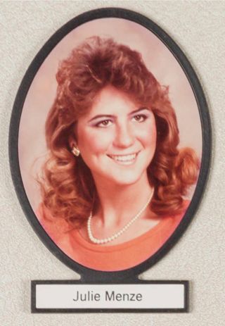 Delta Mu Chapter Composite Detail, Julie Menze, 1985-1986