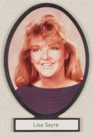 Delta Mu Chapter Composite Detail, Lisa Sayre, 1985-1986