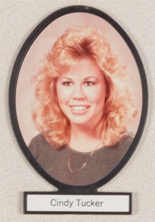 Delta Mu Chapter Composite Detail, Cindy Tucker, 1985-1986