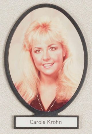 Delta Mu Chapter Composite Detail, Carole Krohn, 1985-1986