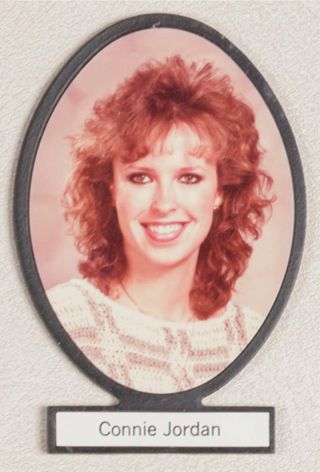 Delta Mu Chapter Composite Detail, Connie Jordan, 1985-1986