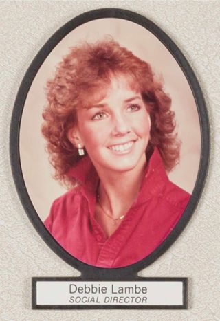 Delta Mu Chapter Composite Detail, Debbie Lambe, 1985-1986