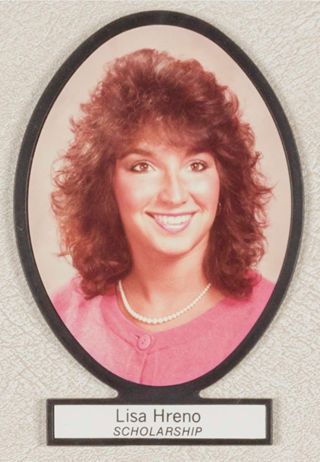 Delta Mu Chapter Composite Detail, Lisa Hreno, 1985-1986
