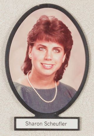 Delta Mu Chapter Composite Detail, Sharon Scheufler, 1985-1986